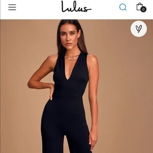 Lulus black jumpsuit